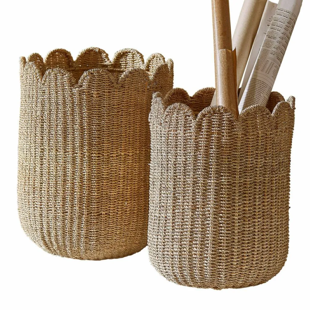 LOBERON Korb 2er Set Velourette New