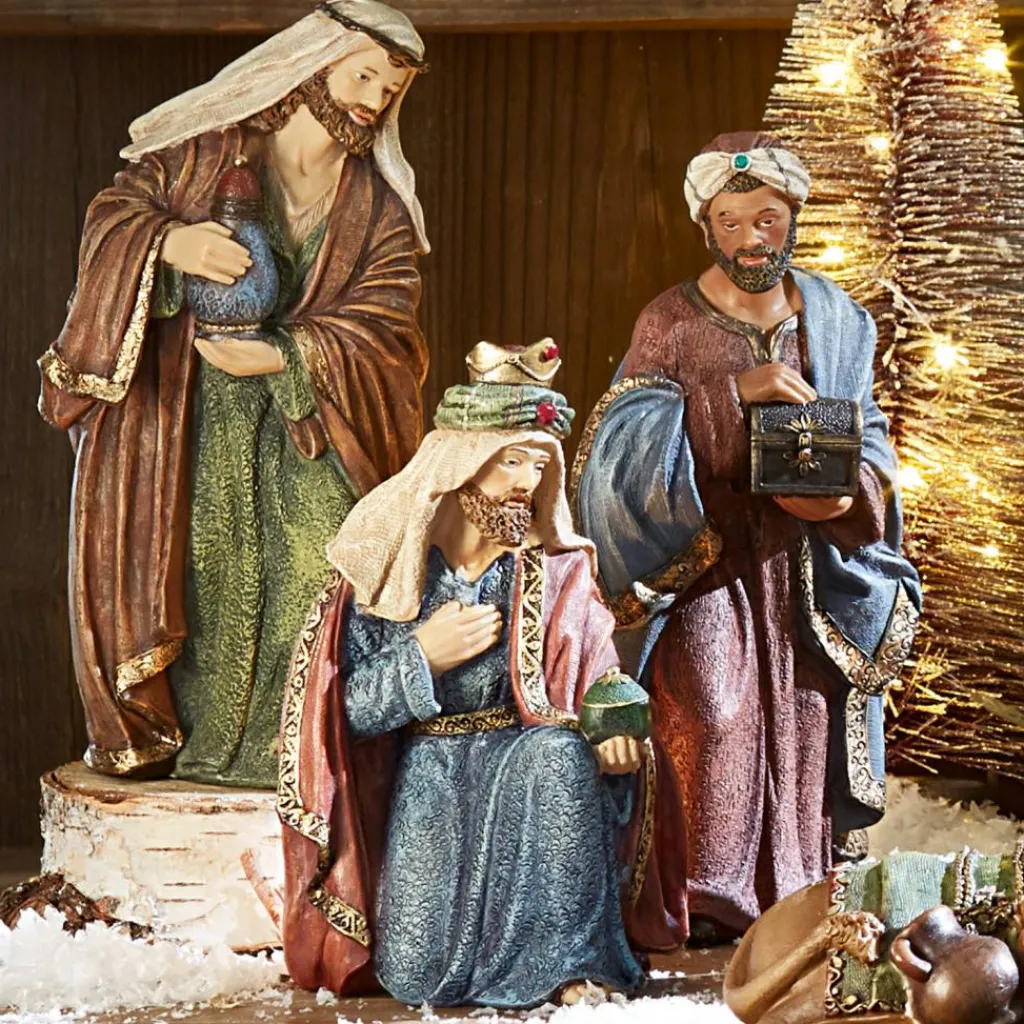 LOBERON Krippenfiguren 11er Set Christi Best