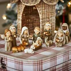 LOBERON Krippenfiguren 11er Set Kittalee