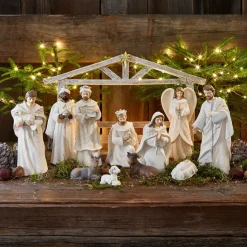 LOBERON Krippenfiguren 12er Set Santo Online