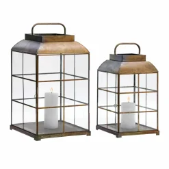 LOBERON Laterne 2er Set Flavin Online