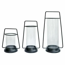 LOBERON Laterne 3er Set Mirandel New