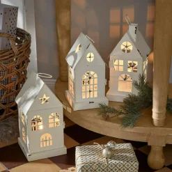 LOBERON LED-Laterne 3er Set Village Hot