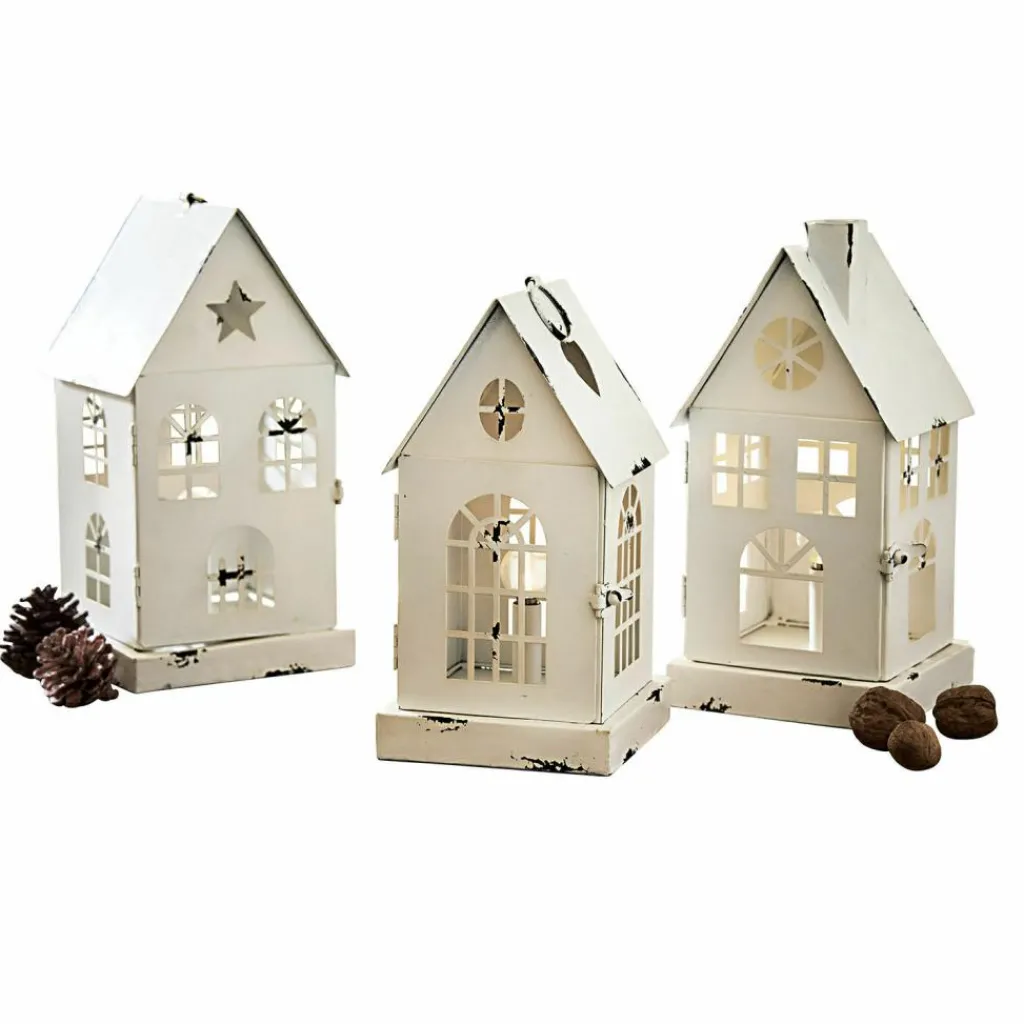 LOBERON LED-Laterne 3er Set Village Hot