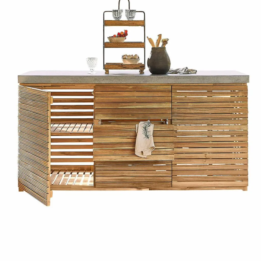 LOBERON Outdoor-Küchenzeile FSC®-100% Venzone Clearance