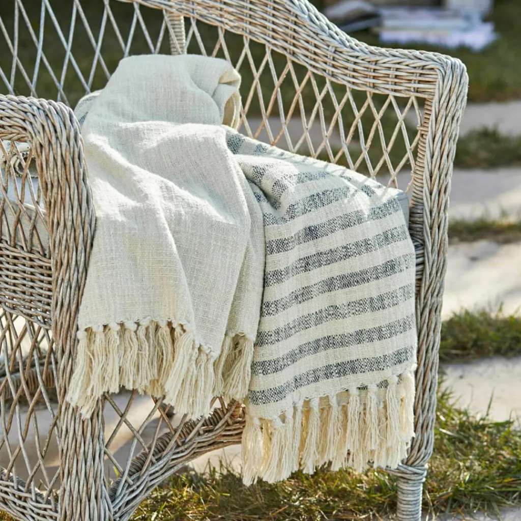 LOBERON Plaid Marpent creme/blau Sale
