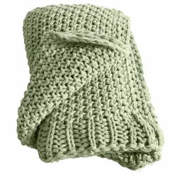 LOBERON Plaid Plixoren hellgrün Clearance