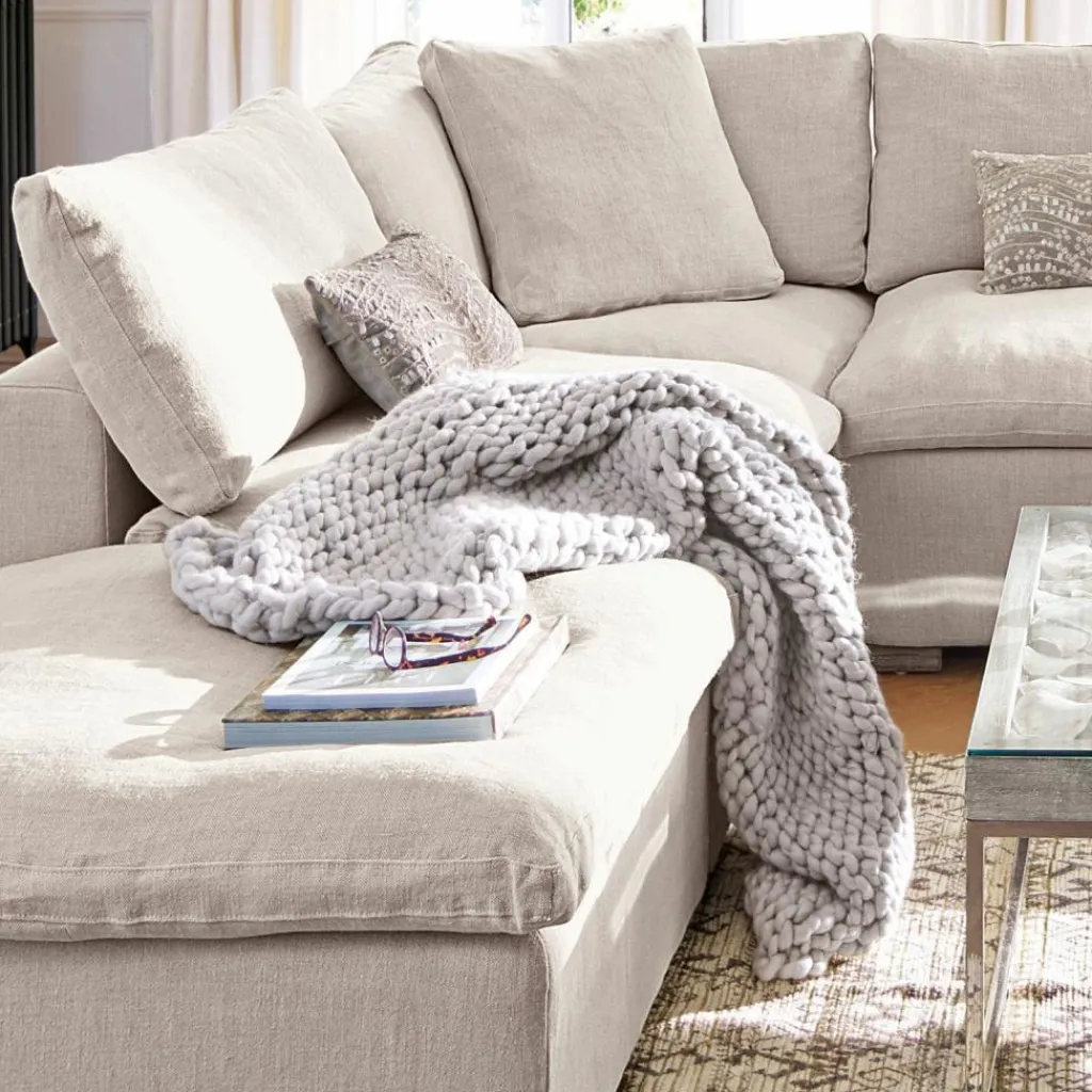 LOBERON Plaid Reidous grau Clearance