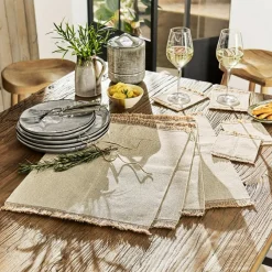 LOBERON Platzset und Untersetzer 4er Set Abitain Hot