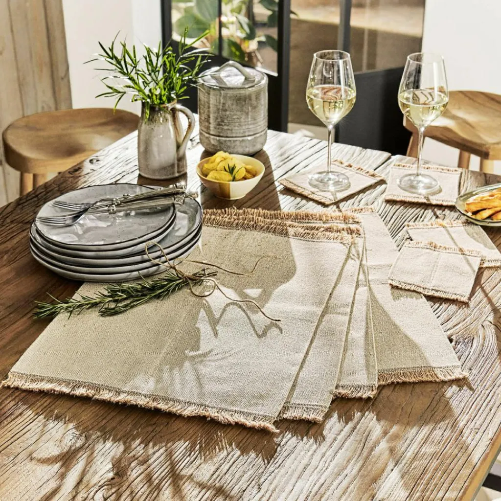LOBERON Platzset und Untersetzer 4er Set Abitain Hot
