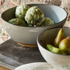 LOBERON Salatschüssel 2er Set Biarré grau Sale
