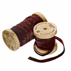LOBERON Samtband 2er Set Risorio rot Clearance