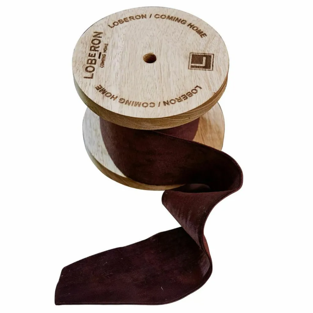 LOBERON Samtband Phaedra braun Best