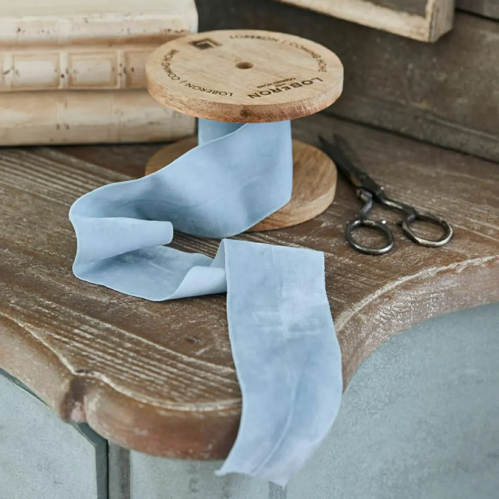 LOBERON Samtband Phaedra blau Clearance