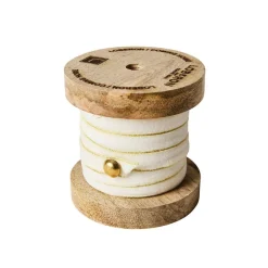 LOBERON Samtband Sorima creme/gold Hot