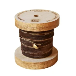 LOBERON Samtband Sorima dunkelbraun/gold
