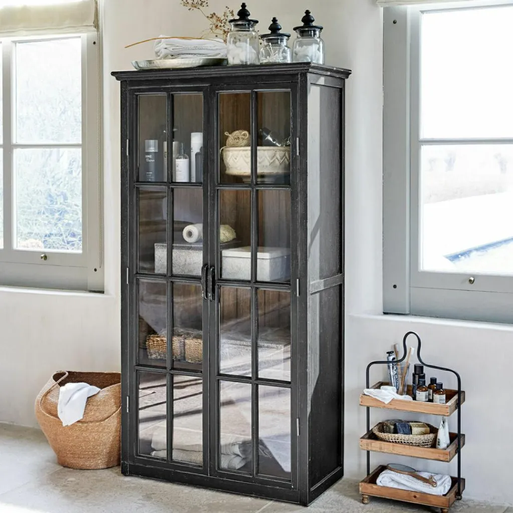 LOBERON Schrank Keanu antikschwarz Online