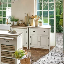LOBERON Schrank Vauthiermont creme/braun Outlet