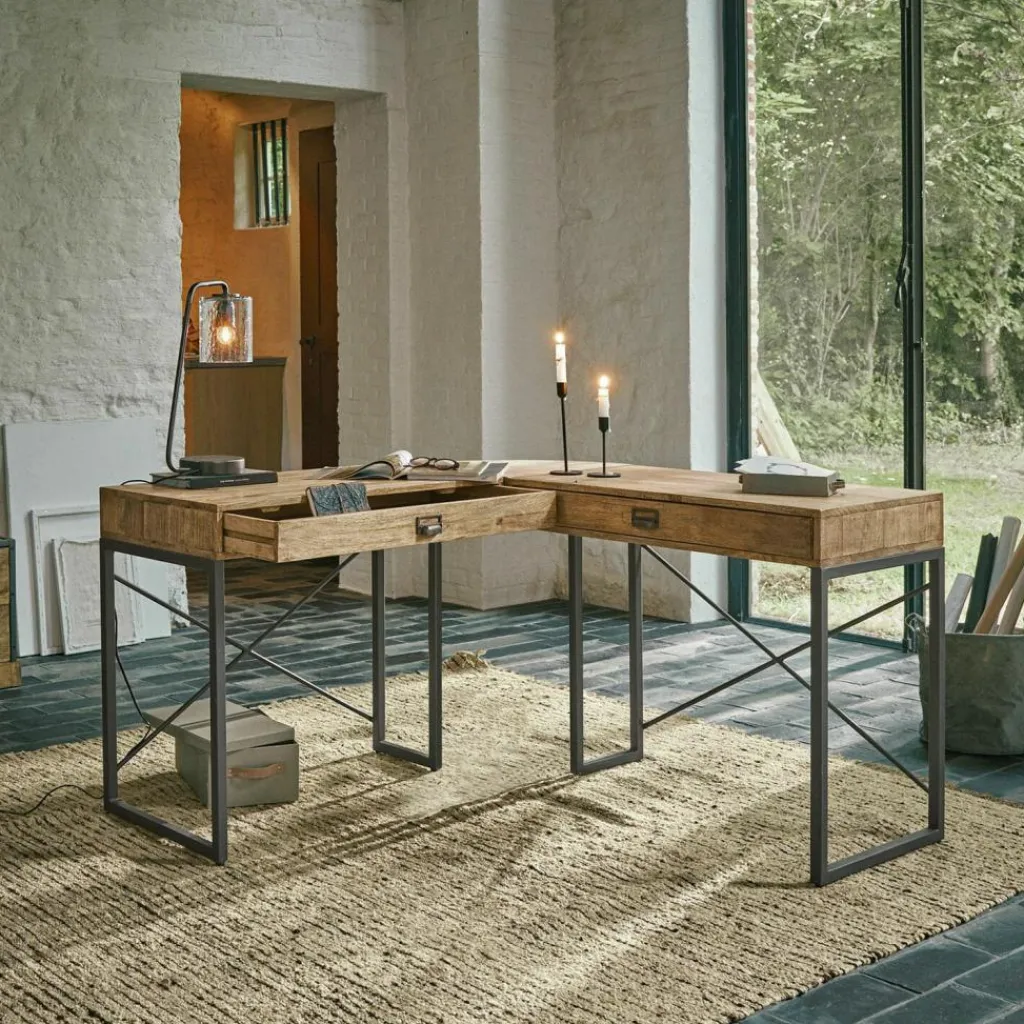 LOBERON Schreibtisch Lemuel Hot
