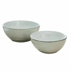LOBERON Schüssel 2er Set Biarré grau Discount