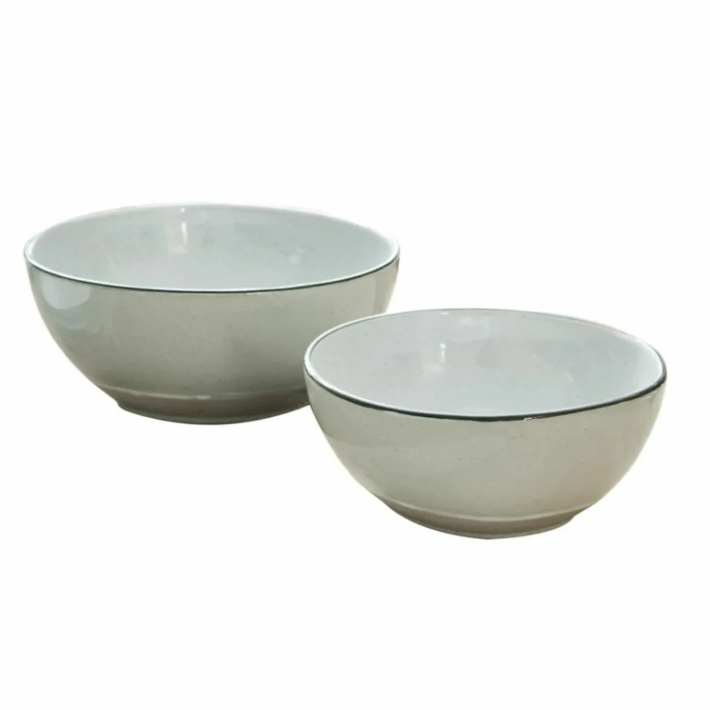 LOBERON Schüssel 2er Set Biarré grau Discount
