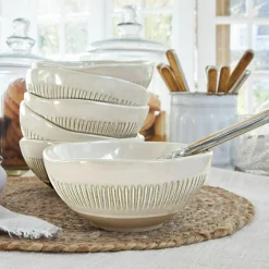 LOBERON Schüssel 6er Set Périers beige Hot
