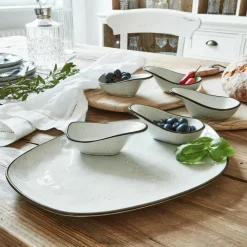 LOBERON Servierschälchen  6er Set Biarré grau Online