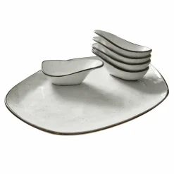 LOBERON Servierschälchen  6er Set Biarré grau Online