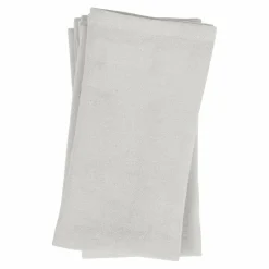 LOBERON Serviette 4er Set Ghis hellgrau Outlet