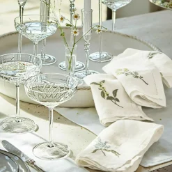 LOBERON Serviette 4er Set Lentilly New