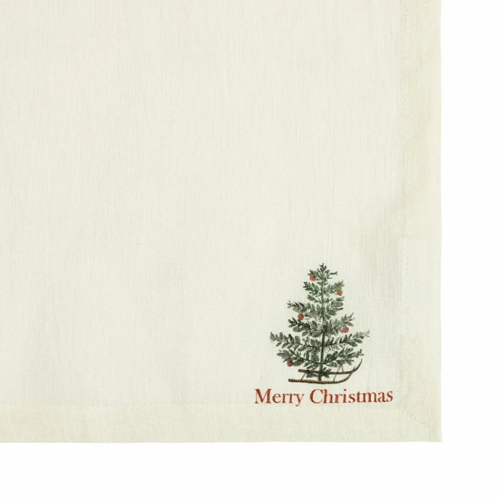 LOBERON Serviette 4er Set Merry & Bright Best