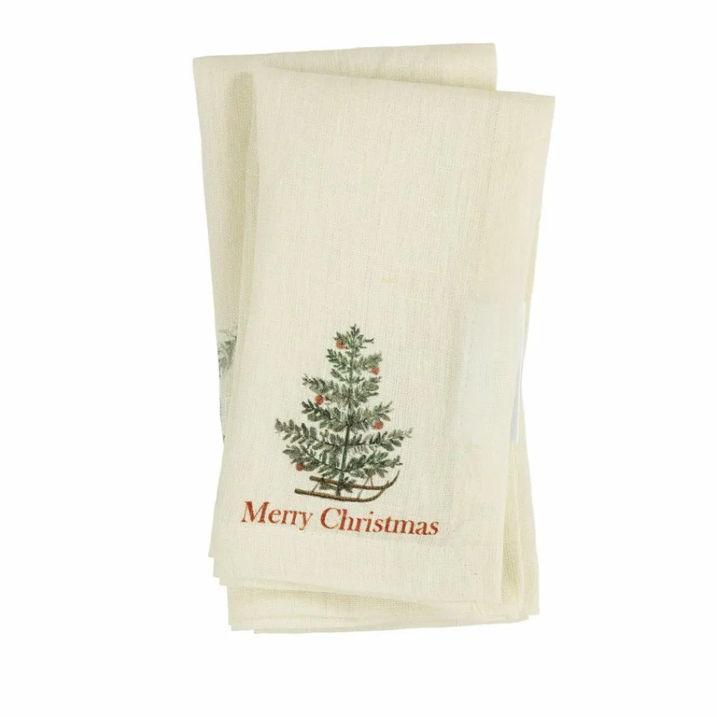 LOBERON Serviette 4er Set Merry & Bright Best