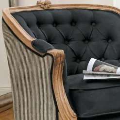 LOBERON Sessel Annezay schwarz Outlet