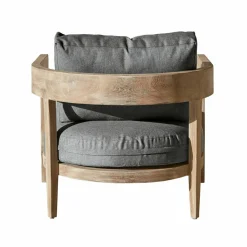 LOBERON Sessel Courtelevant grau/braun Hot
