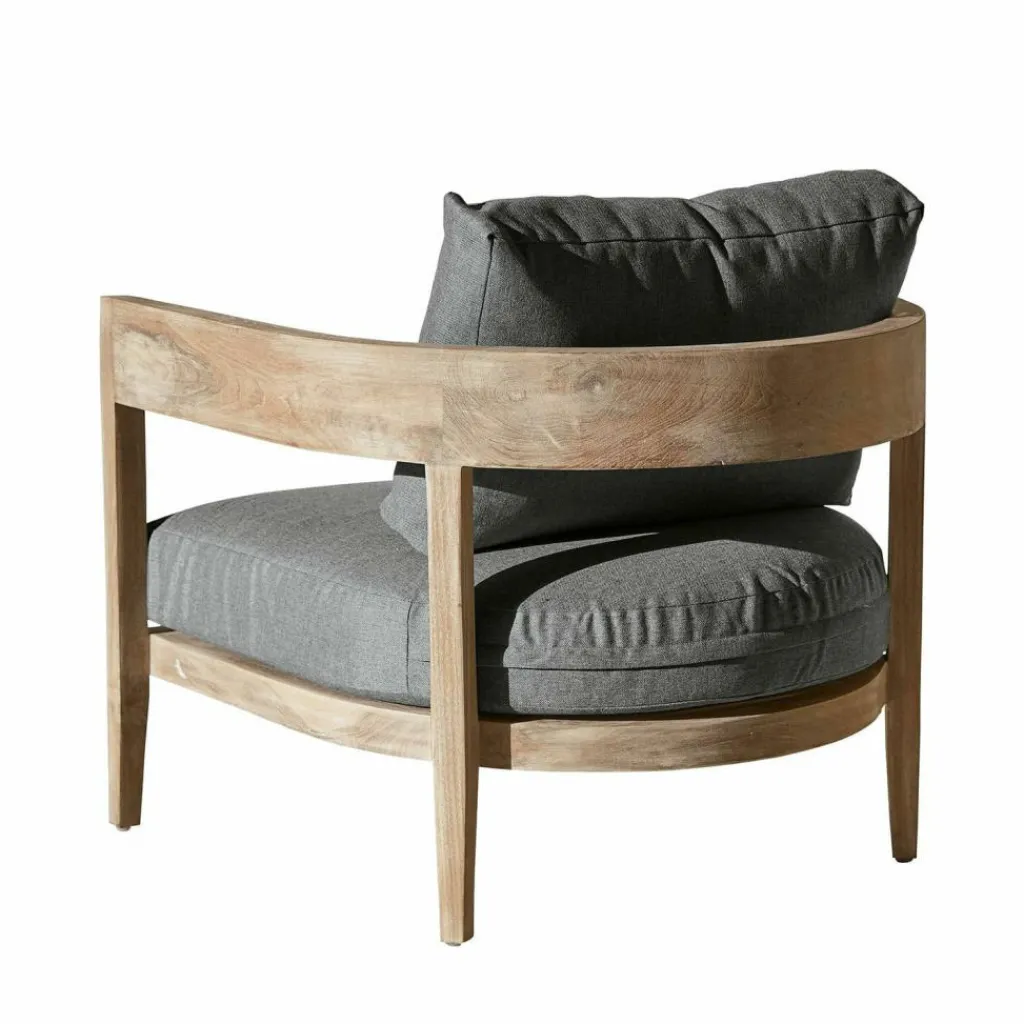 LOBERON Sessel Courtelevant grau/braun Hot