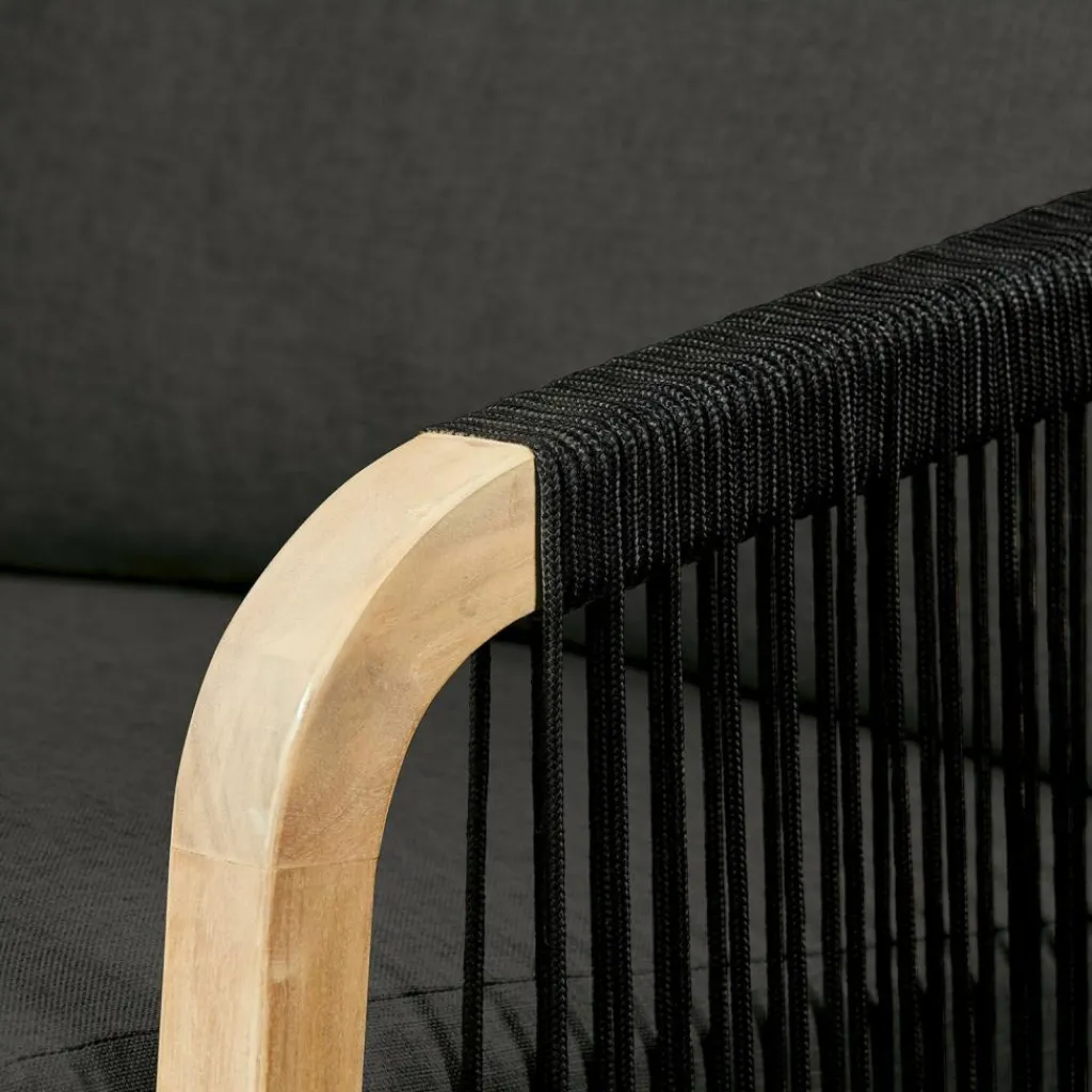 LOBERON Sessel FSC®-100% Shreveport braun/anthrazit New