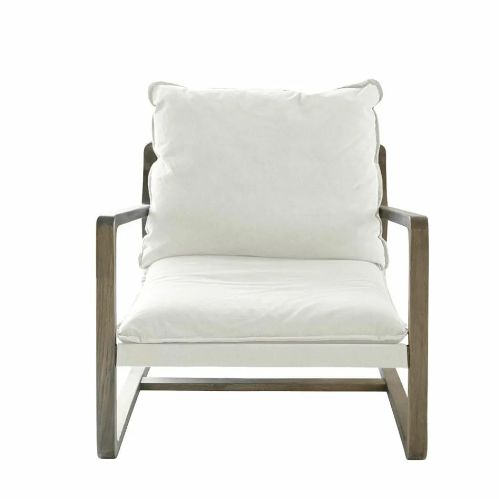 LOBERON Sessel Jowna creme/braun Outlet
