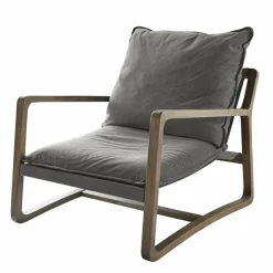 LOBERON Sessel Jowna grau/braun