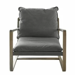 LOBERON Sessel Jowna grau/braun
