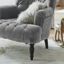 LOBERON Sessel Parranquet grau