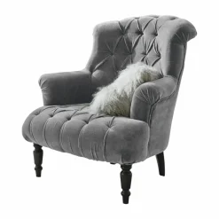 LOBERON Sessel Parranquet grau