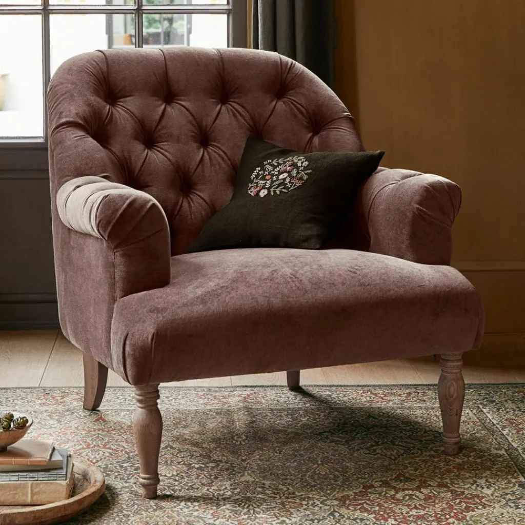 LOBERON Sessel Shambrook dunkelbraun Hot