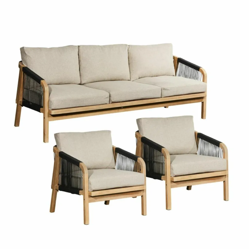LOBERON Sitzgruppe FSC®-100% Shreveport braun/beige Online