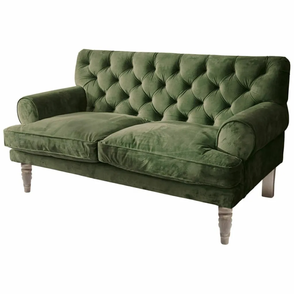LOBERON Sofa Carme grün Outlet