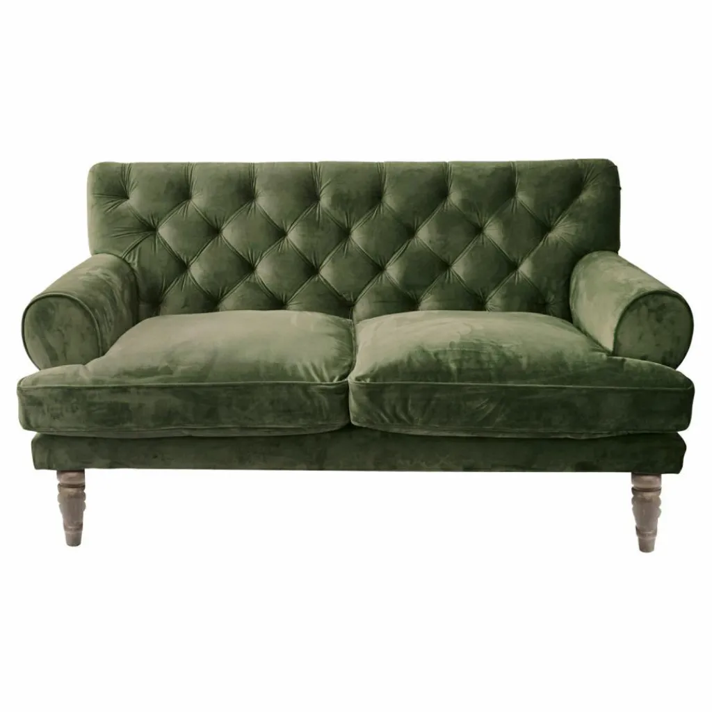 LOBERON Sofa Carme grün Outlet