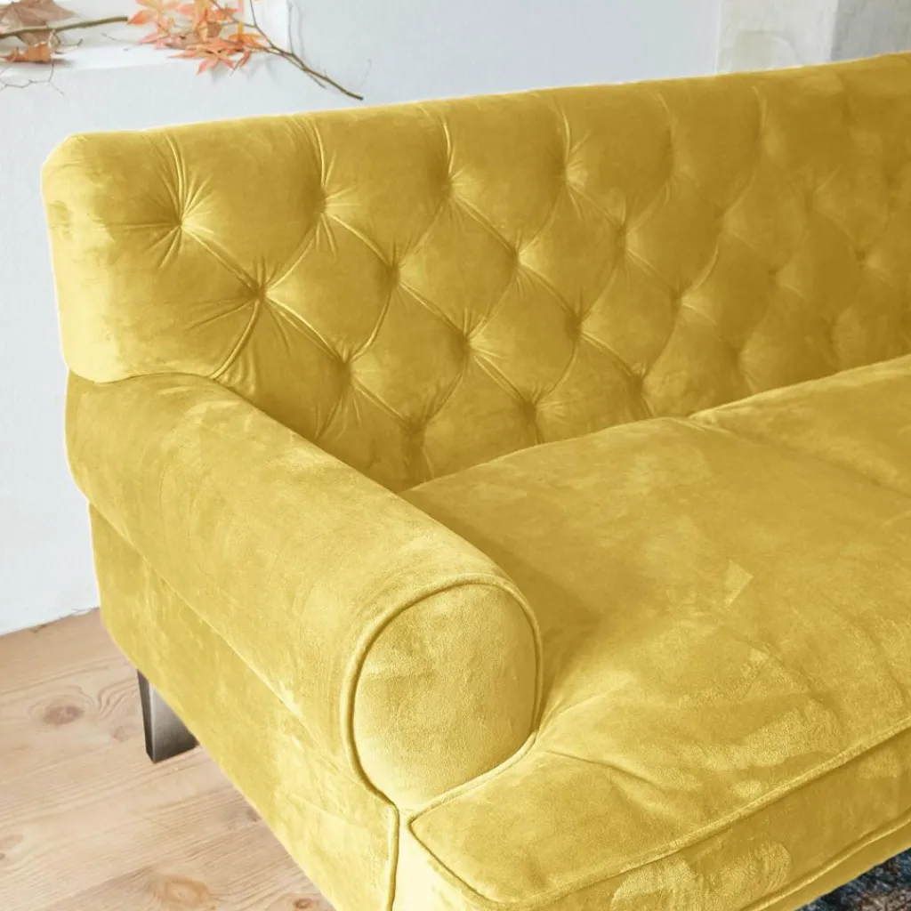LOBERON Sofa Carme gelb