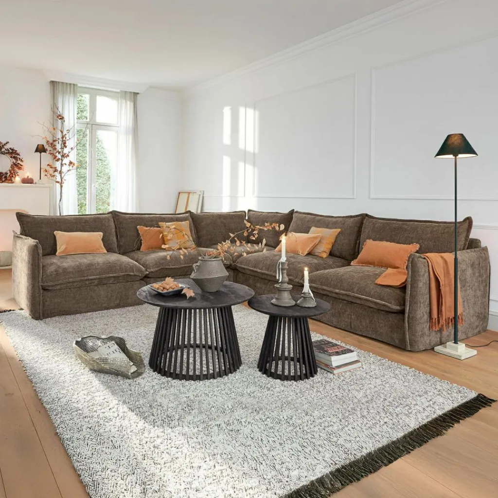 LOBERON Sofa Illingworth dunkelbraun New