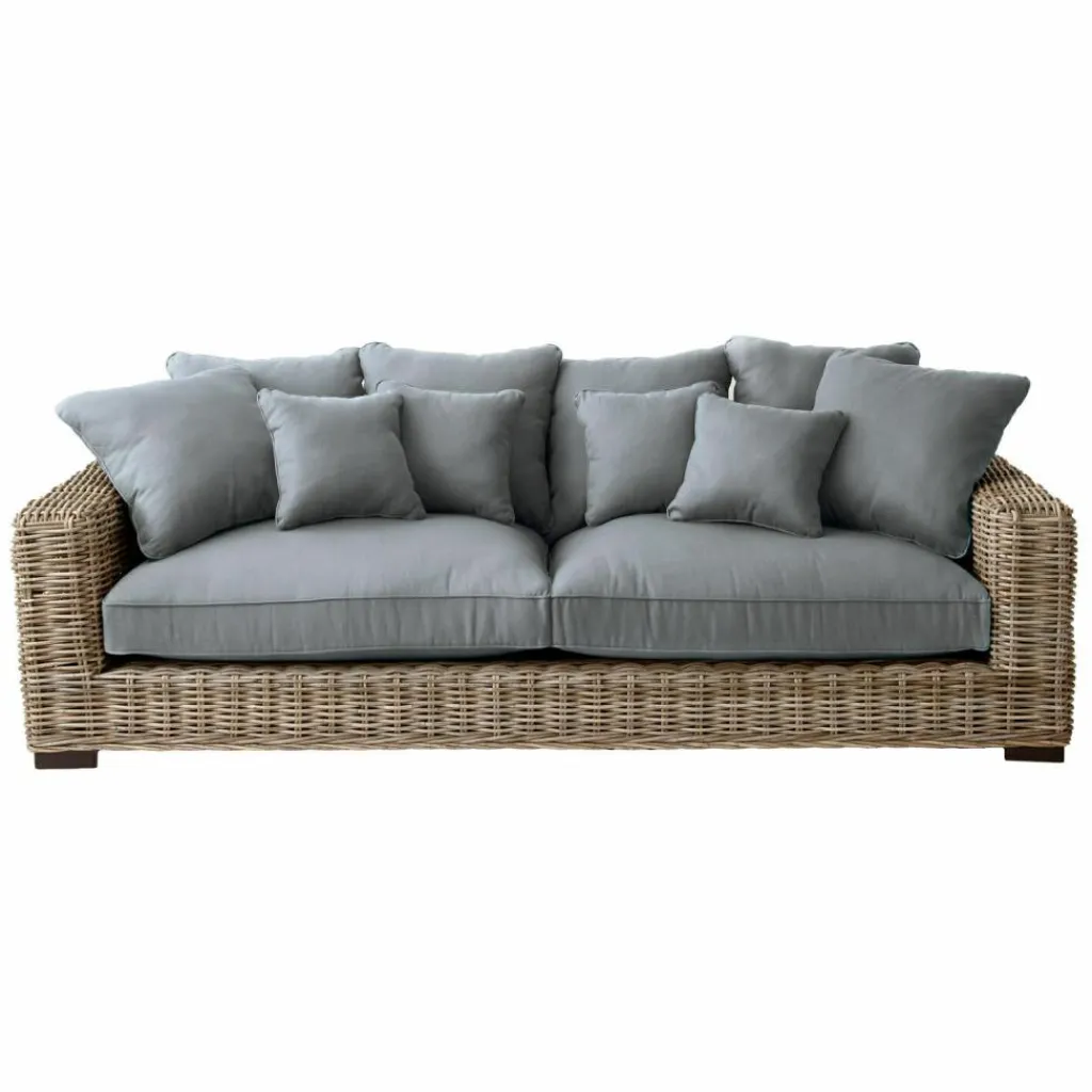LOBERON Sofa Rimini braun/grau Clearance