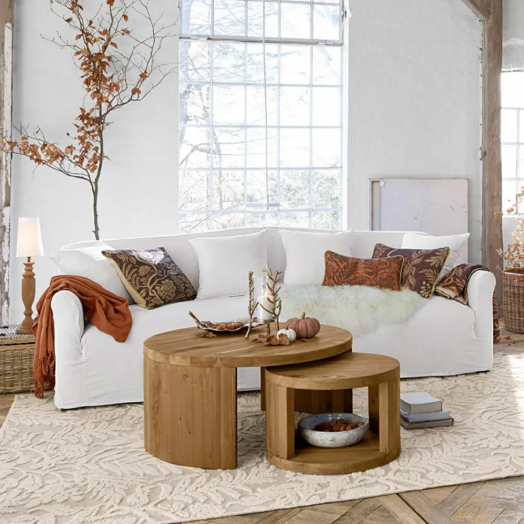 LOBERON Sofa Riveneuve weiß Clearance