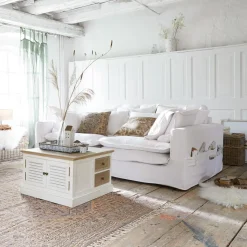 LOBERON Sofa Terell weiß Outlet